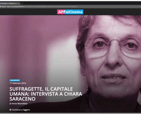 Anna Martellato - Intervista a Chiara Saraceno, sociologa