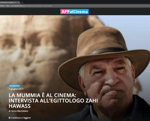 Anna Martellato - Intervista a Zahi Hawass, egittologo